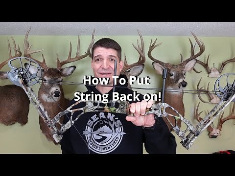 How to Put the String on a Dragon X8 Compound Bow Without a Bow Press
