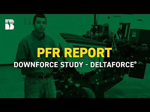 Downforce Study - DeltaForce® Results | Beck's PFR Report