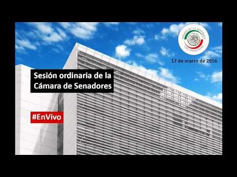 Transmisión en vivo, Senado de la República