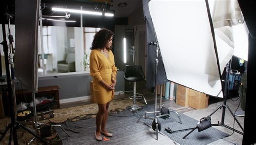 Not on Location? Film in Front of a TV for a Convincing Fake Background