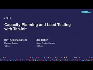 Server tools 202 | Capacity planning and load testing with TabJolt