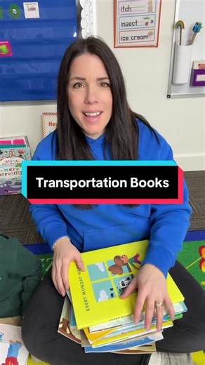 Here are my favorite read-alouds for a transportation theme 🚗✈️🚆 Five of these were new recommendations from you, and I loved adding them to my transportation book list. Which one is your favorite?#Inverted