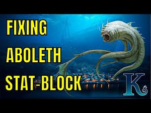 FIXING the ABOLETH Stat-block for Dungeons & Dragons 5E - Monster Manual Remastered 🔴#4k LIVE