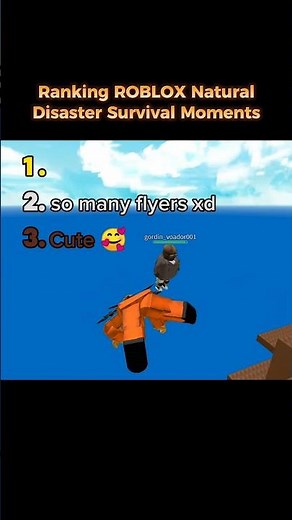 Ranking ROBLOX Natural Disaster MOMENTS 🤣