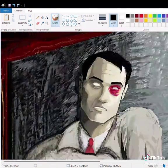 Creative TF2 Medic Speed Paint Art Process