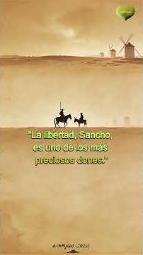 The best lessons from Miguel de Cervantes | Don Quixote of La Mancha 🛡️ | #shorts