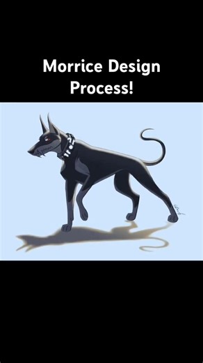 Morrice Design Process | #digitalart #originalcharacter #timelapse