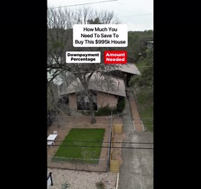 (462) $995k house: how much downpayment do you need?