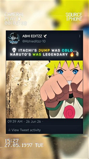 Itachi's Jump Was Cold... Naruto's Was Legendary 🔥🗿