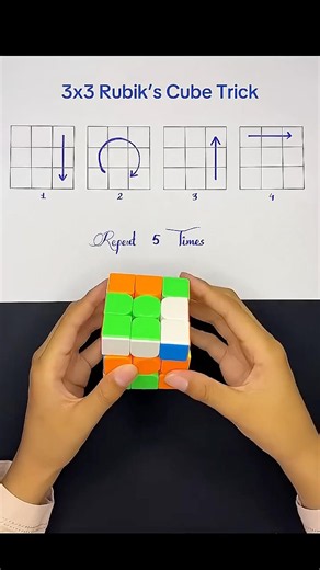 AMAZING 3x3 Rubiks Cube Trick | AMAZE Your Friends | SUB For More