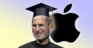 ¿Qué estudios tenía Steve Jobs antes de crear Apple?