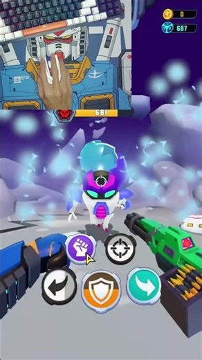 CAN YOU AVOID IT? ⚡ Ultra Mind Alien Boss Burst Lightning | Monster Brawl Robot Defender Shorts