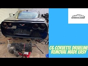 How to: C6 driveline removal