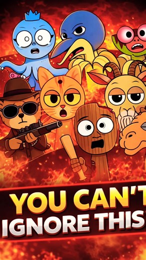 Ultimate Cartoon Beat Battle! Sprunki Style Music Game | Funny Characters Challenge #shorts