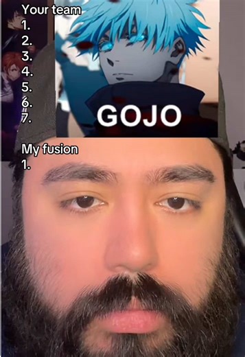 MY JJK Fusion vs YOUR team of 7?! 🤯😱 #anime #jujutsukaisen #fyp | takaba jjk