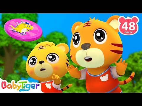 Let's Play Frisbee Together! 🥏+ More Kids Songs🎶 | Nursery Rhymes | Kids Video - BabyTiger