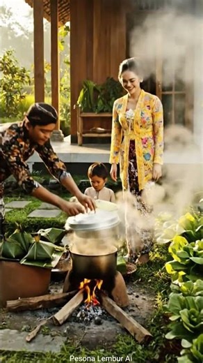Masak, Panen, & Makan di Desa 🌿 Rumah Modern Depan Sawah!