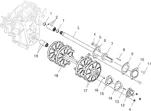 Polaris Snowmobile Adapter Drive w/Zerk, Genuine OEM Part 3280540, Qty 1