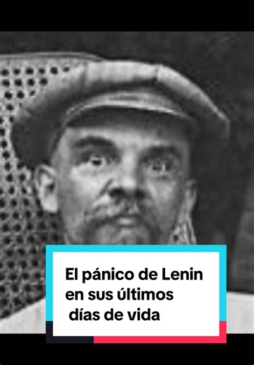 Así fue el trágico final de #lenin, el máximo líder #bolchevique en sus últimos días de vida. Una mirada de pánico ante la inminente muerte #rusia #zar #revolucion