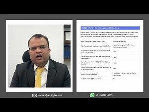 W 8 BEN E Form Filing by Indian companies to claim India USA Treaty benefits