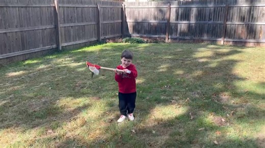 Getting ready for lacrosse season. Ground ball drills. | Ski Swiatkowski