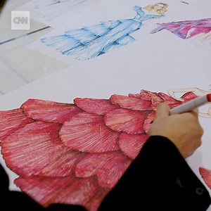 289K views · 4K reactions | Designer Michael Cinco hand-picks each of the thousands of crystals that adorn his couture gowns -- and now he's getting ready to bring sparkle to Arab Fashion Week https://cnn.it/3hO4B7l | CNN | Facebook