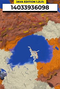 Minecraft mesa & desert lake village seed: Stunning rare find!