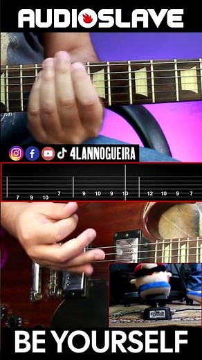 Be Yourself - Audioslave (Solo with Tabs) #Shorts