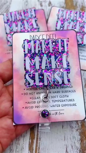 Make It Make Sense Badge Reel Designs