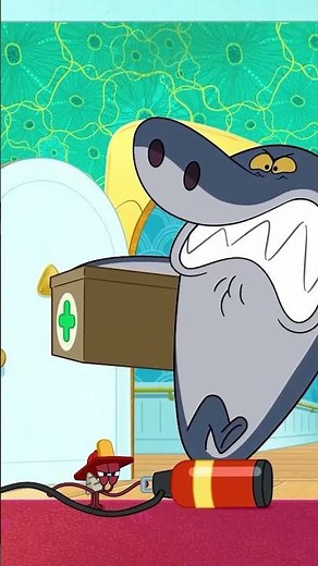 Marina on her bed of lettuce #Shorts #Zigandsharko Zig & Sharko | Cartoon for kids