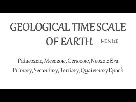 Geological Time-Scale of Earth - Eons, Era, Epochs & Periods Explained (In Hindi)