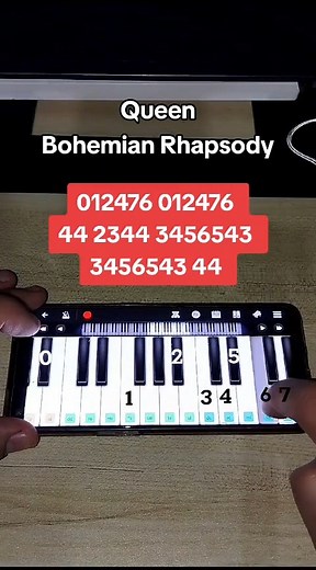 Queen Bohemian Rhapsody piano Mobile tutorial #queen #bohemianrhapsody #pianomobile #pianotutorial | Do Re Mi Mobile