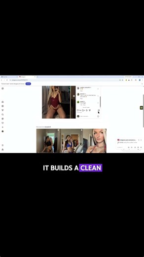How to export Instagram comments to Excel automatically. #automa #rpa #ai #excel #automation