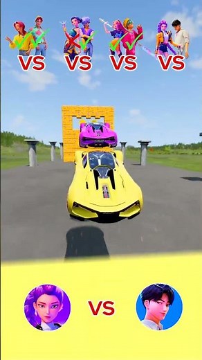 Romance VS Abby, Zoey VS Mystery, Mira VS Baby, Rumi VS Jinu | KPOP Demon Hunters #kpopdemonhunter