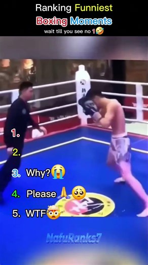 Ranking Funniest Boxing Moments 🤣 #shorts