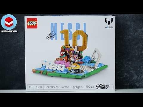 LEGO Editions 43011 Lionel Messi – Football Highlights - LEGO Speed Build Review