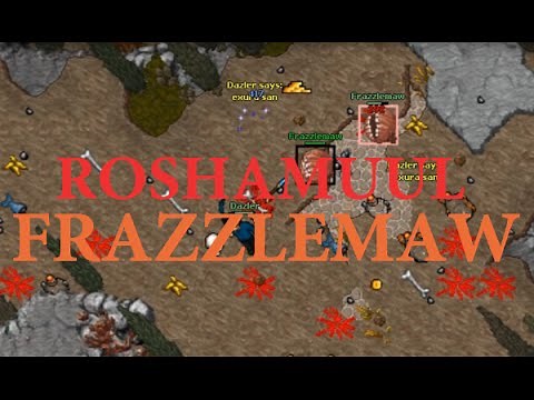Tibia - Roshamuul - Bridge Frazzlemaw [ RP 170+ ]