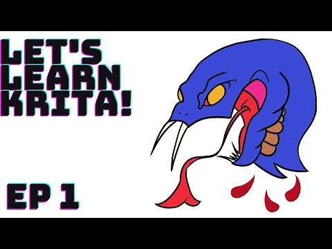 KRITA! For dummies, by a dummy. Ep. 1 The Mega Basics