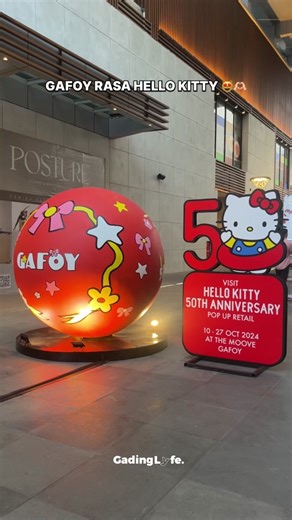 Hello Kitty di Gafoy: 50th Anniversary & Acril Figurines