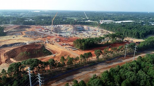Take a look at the new Carolina Panthers’ training facility being built in Rock Hill