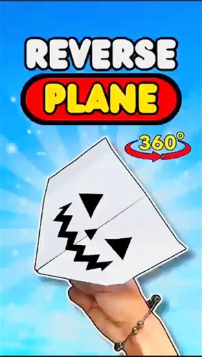 how to make a very easy Boomerang paper plane with step by step