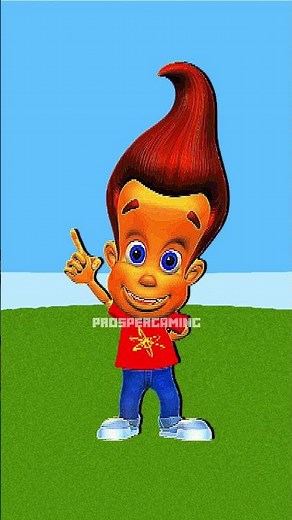 Jimmy Neutron's Genius Crew in Minecraft Pixel Art | Jimmy Neutron, Cindy Vortex, Sheen & Carl