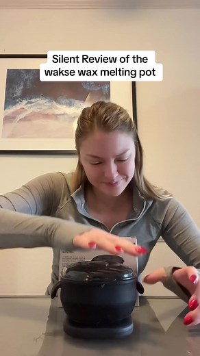 The flattest wax melting pot in the world 😍 | wax melting