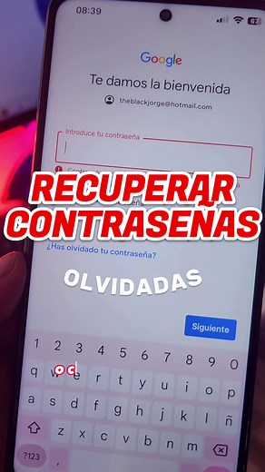 Recuperar Contraseñas Olvidadas en Segundos