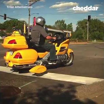 These retractable wheels provide stability for your motorcycle