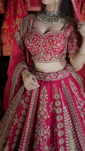 New Lehenga Designs Ideas✨❤ #shorts​​ #fashion​​ #lehenga​​ #lehengacholi​​ #youtube #trending​​