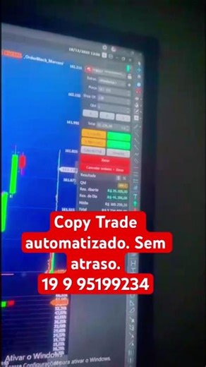 Copy Trade automatizado. Sem atraso.