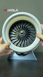 7.4M views · 5.1K reactions | ️ NikolaToy Trent 900 Turbofan Engine Model 65CM of aviation-inspired detail with flame effects, throttle control & tachometer — no assembly needed.  A must-have for science lovers & collectors!  Shop now: https://ban.ggood.vip/1mb50 #banggood #TurbofanModel #ScienceToys | Banggood | Facebook