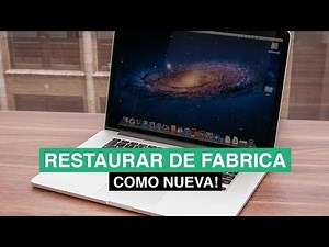 Formatear o restaurar de fabrica Macbook Pro Retina mid 2014