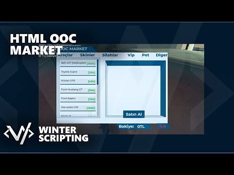 Winter Scripting | HTML OOC Shop | MTA:SA Script
